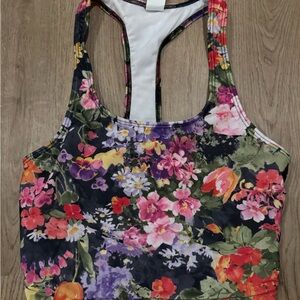 Kortni jeane M black floral racer